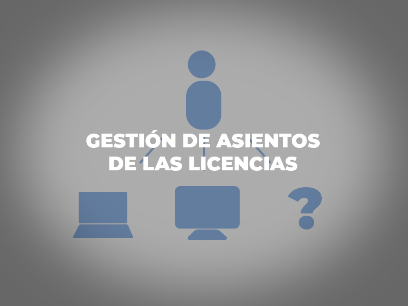 Gestión de asientos de las licencias