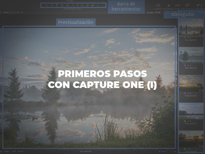 primeros pasos con capture one