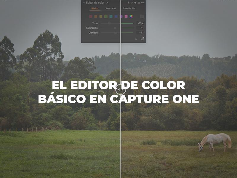 Editor de color básico en Capture One