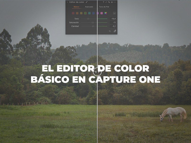 como utilizar el editor de color basico en capture one