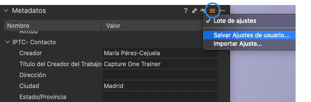 primeros pasos con capture one