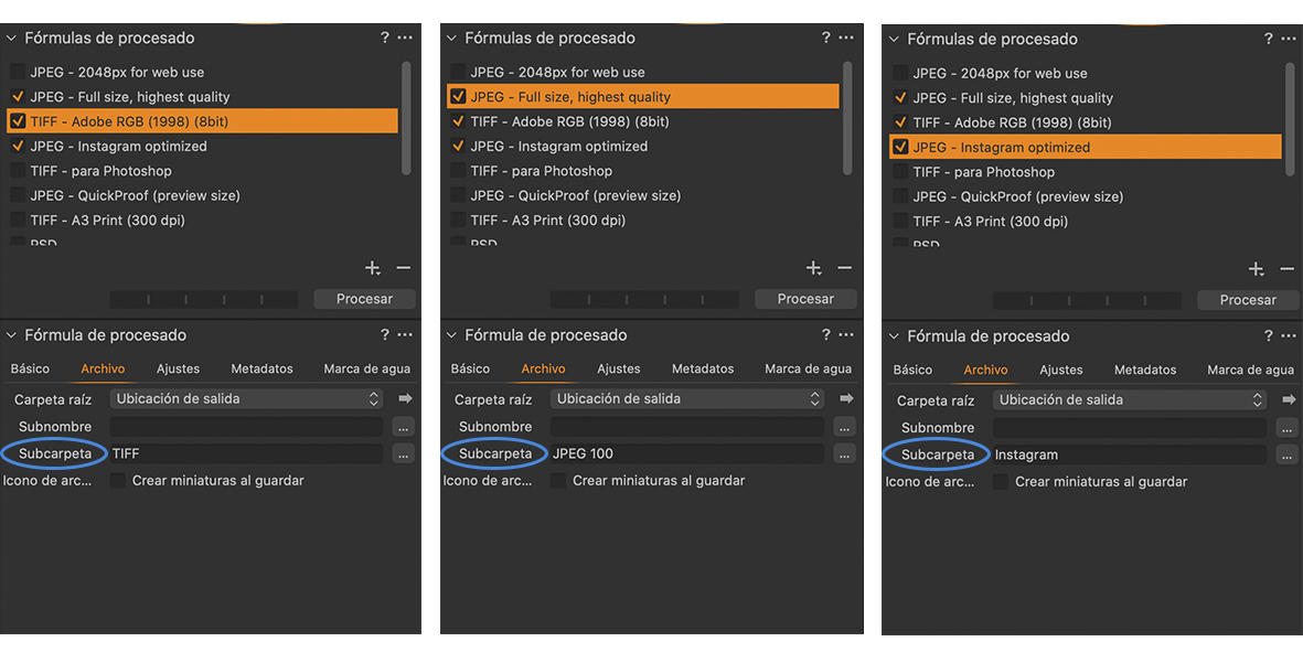 primeros pasos con capture one