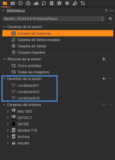 primeros pasos con capture one