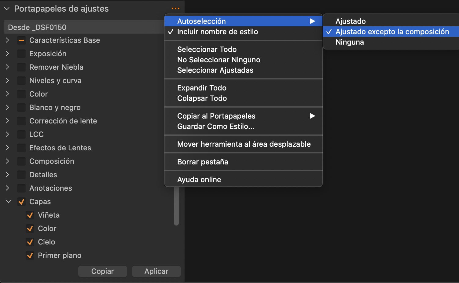 primeros pasos con capture one