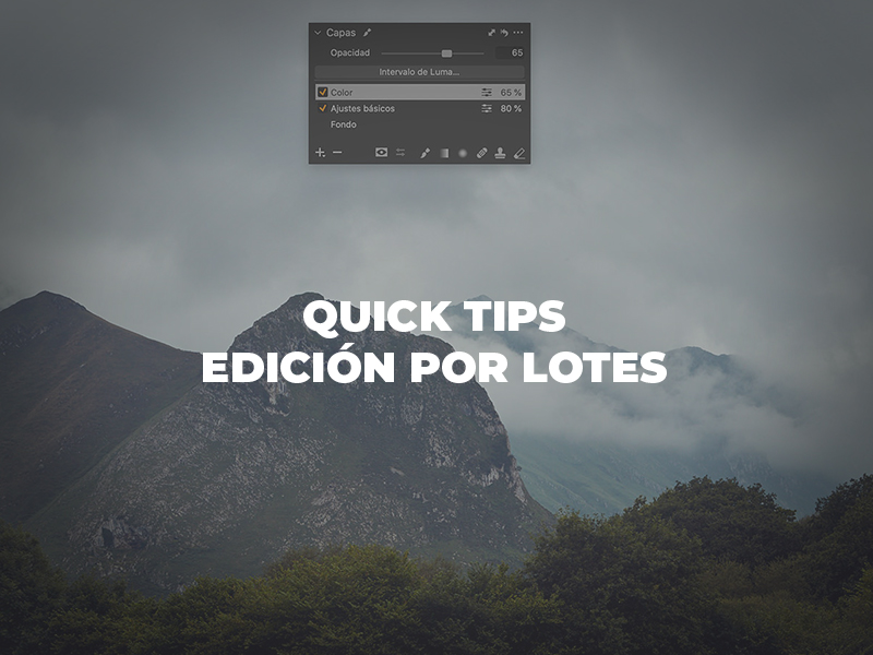 Quick tips: Edición por lotes