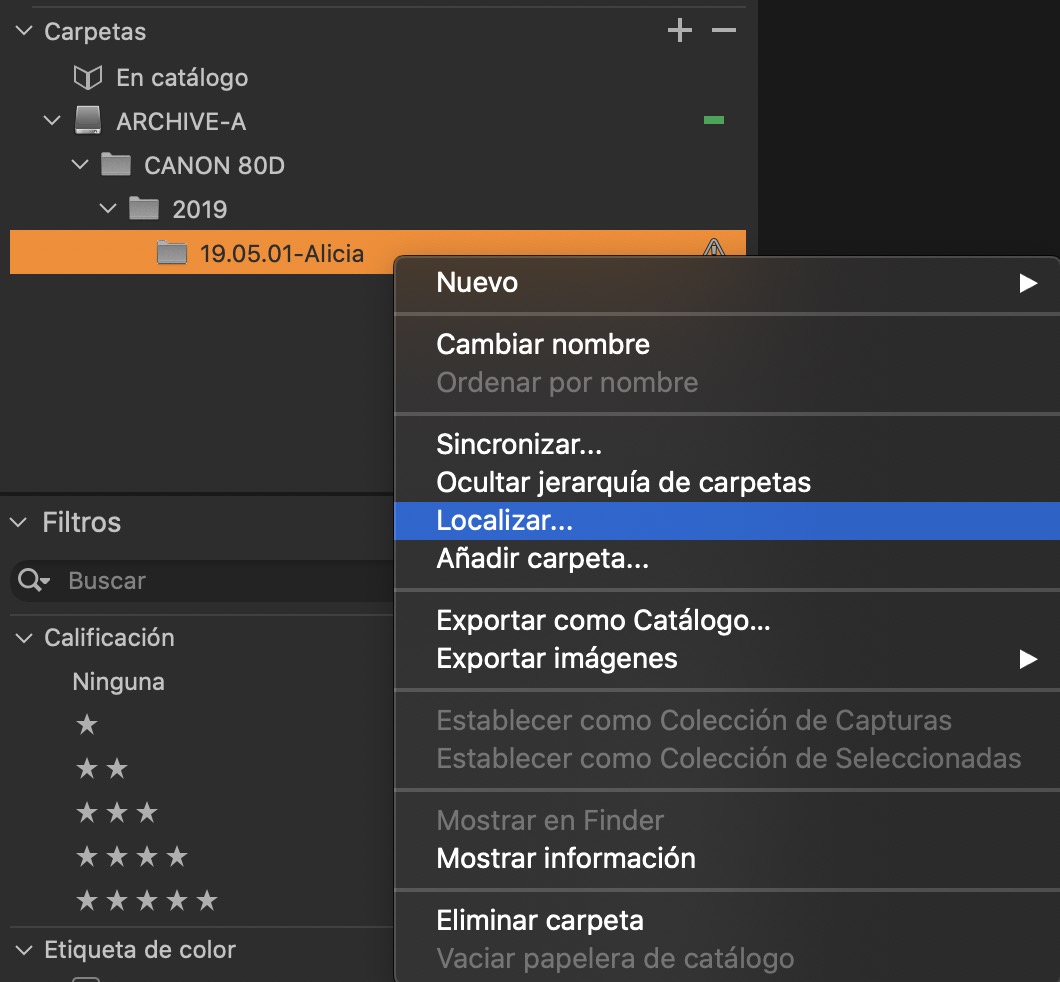 primeros pasos con capture one